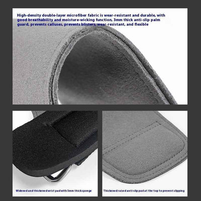 Hard Pull Booster Stripe Palm Gloves Fitness Assistance