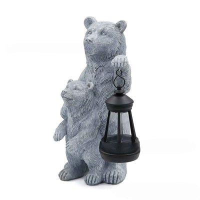 American Black Bear Mother And Child Lantern Ornaments