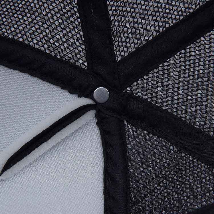 Breathable mesh baseball cap