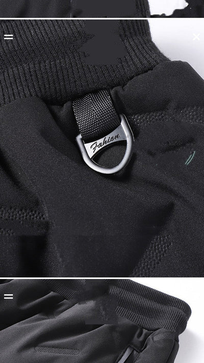 Men's Padded Cotton Trousers With Cashmere SHOPPORA