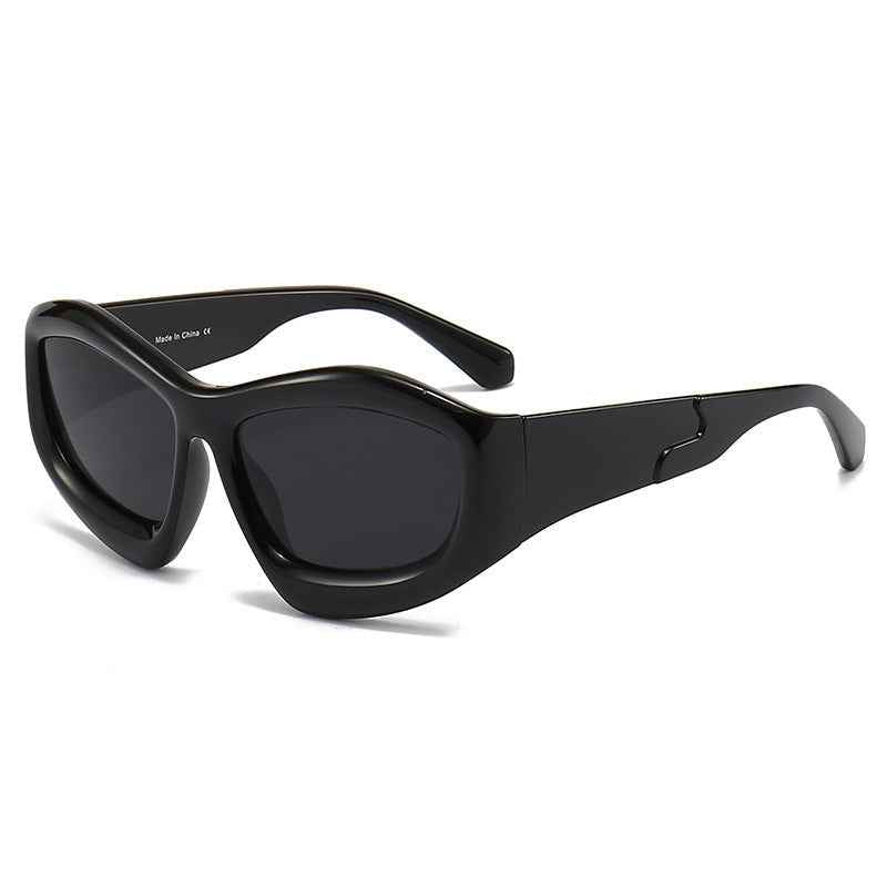 Men And Women Riding Outdoor Personality Concave Shape Sun Glasses