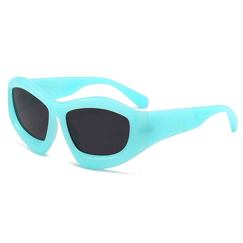 Men And Women Riding Outdoor Personality Concave Shape Sun Glasses