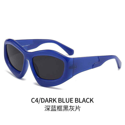 Men And Women Riding Outdoor Personality Concave Shape Sun Glasses