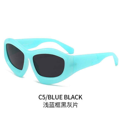 Men And Women Riding Outdoor Personality Concave Shape Sun Glasses
