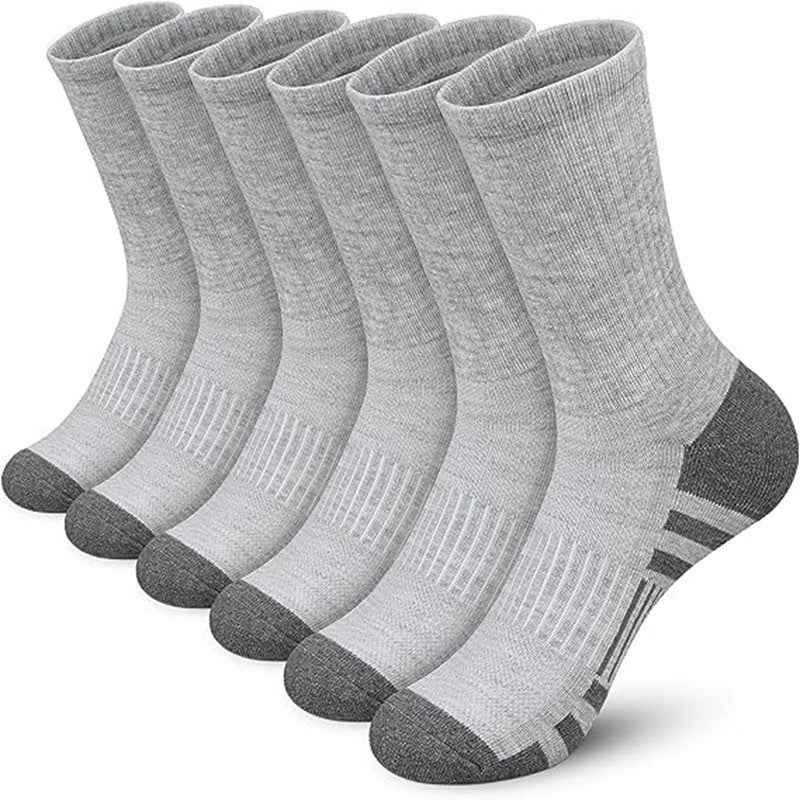 Color Matching Athletic Socks Plus Size Basketball Mid Tube Cotton Breathable