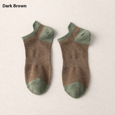 Combed Cotton Bottom Sweat-absorbing Deodorant Anti-ankle Socks Low-cut Men's Retro Waist