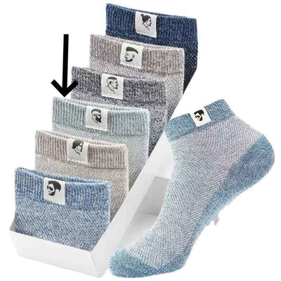 Socks Men's Cotton Summer Thin Deodorant And Sweat-absorbing