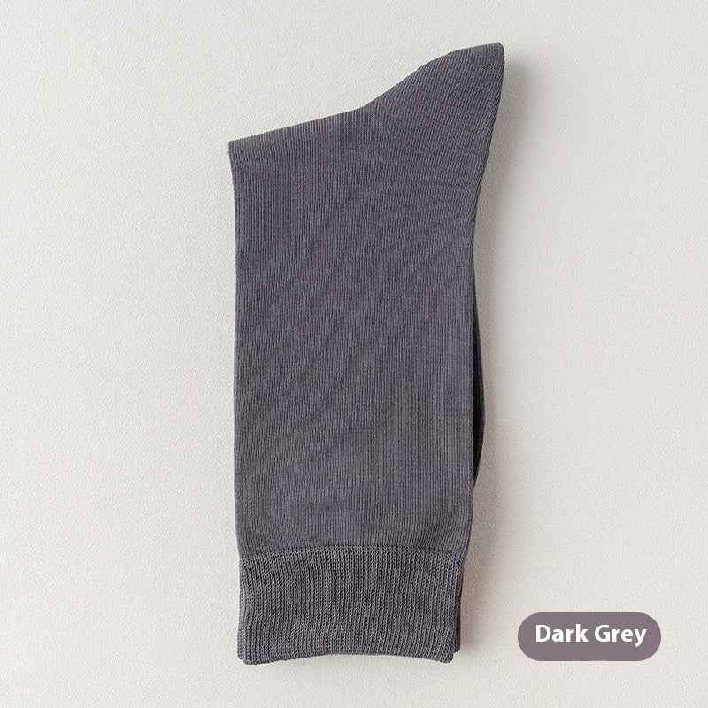 Mid-calf Spring And Autumn Pure Cotton Business Men Socks