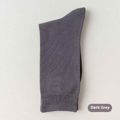 Mid-calf Spring And Autumn Pure Cotton Business Men Socks