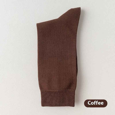 Mid-calf Spring And Autumn Pure Cotton Business Men Socks