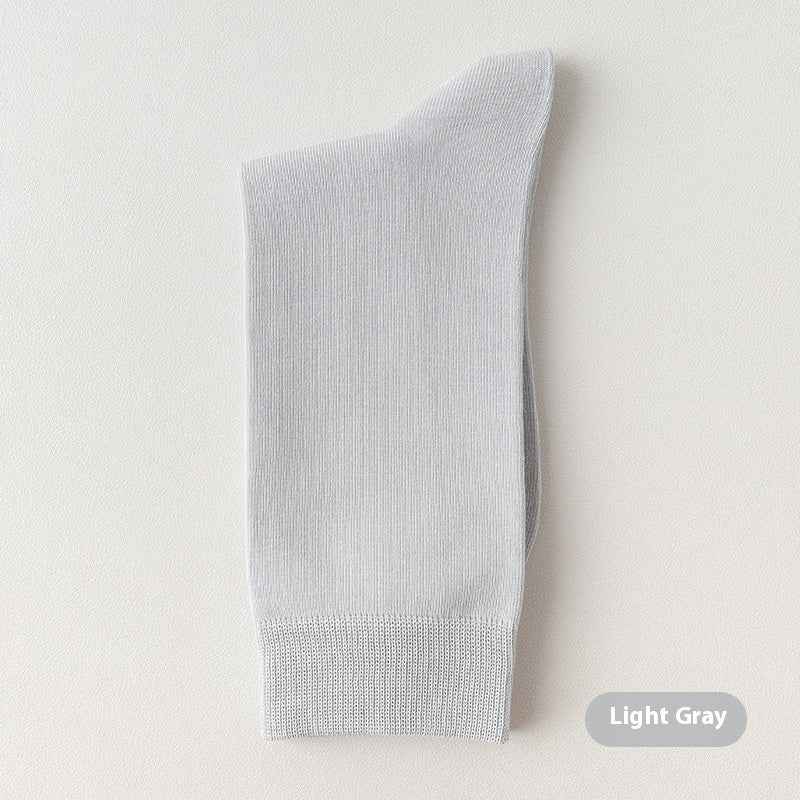 Mid-calf Spring And Autumn Pure Cotton Business Men Socks
