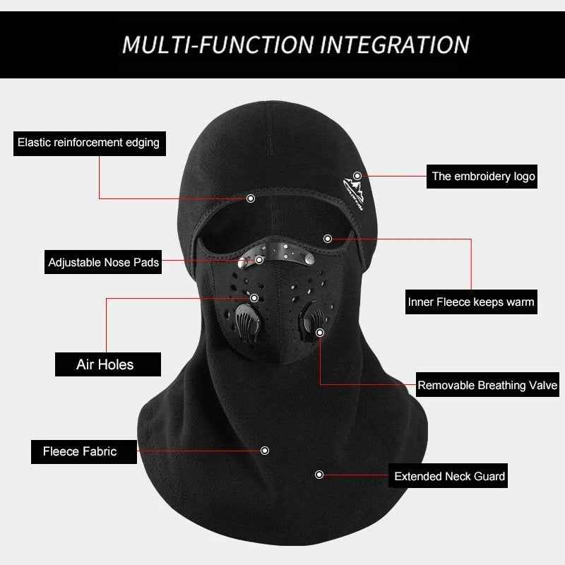Full face protection outdoor mask cycling wind cap equipment