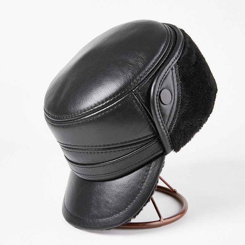 Men's Thick Warm Outdoor Ear Protection Cotton Cap