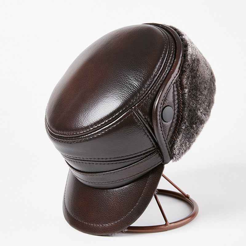 Men's Thick Warm Outdoor Ear Protection Cotton Cap