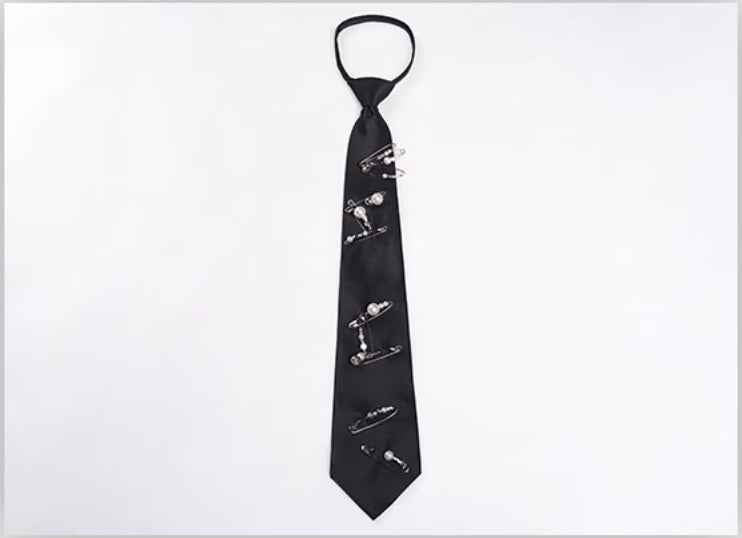 Handmade Pearl Pin Lazy Tie Men's Bow Tie