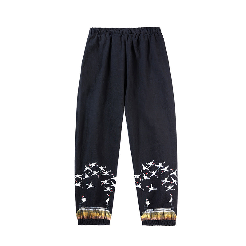 Chinese style men's plus size casual pants SHOPPORA