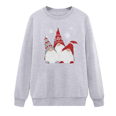 Christmas tree long sleeve round neck sweater