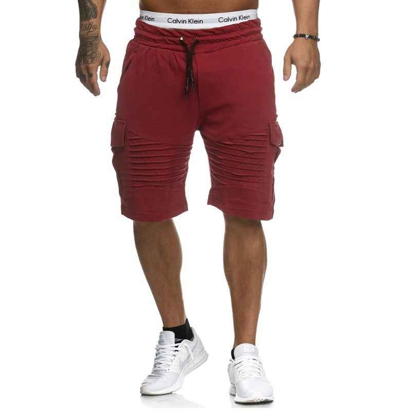 Striped Pocket Sports Slim Men's Pants