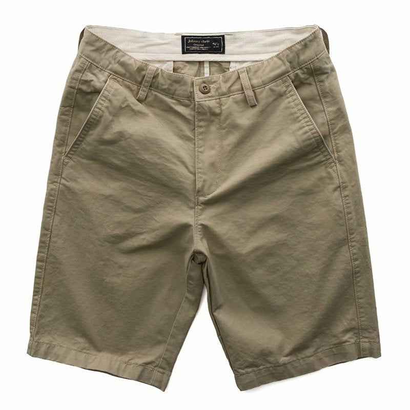 Washed men's casual shorts tooling five-point pants