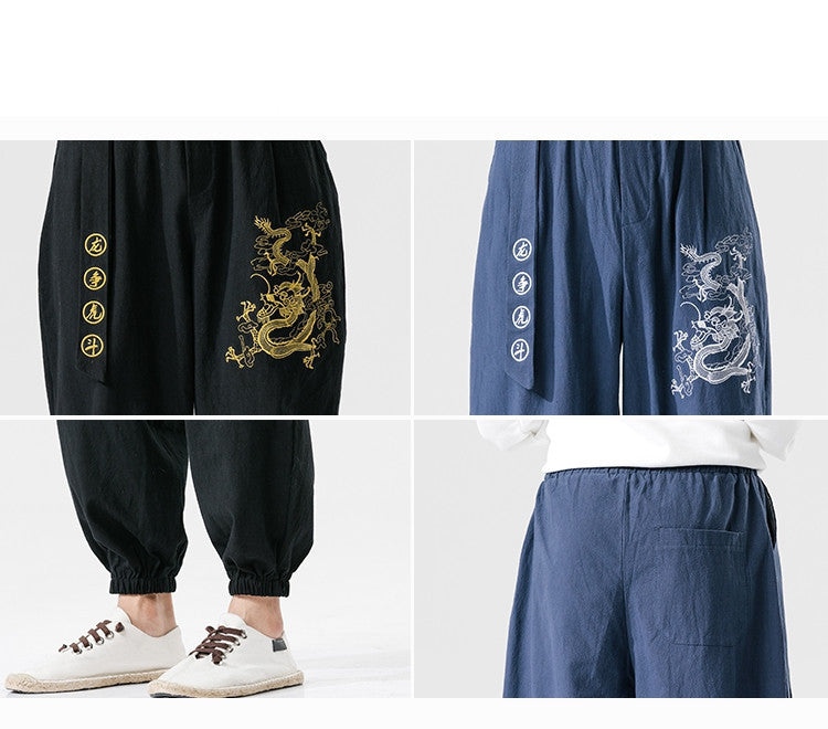 Casual Pants Young MMen's Cotton And Linen Casual Pants Men SHOPPORA