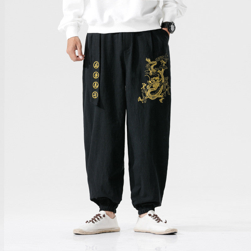 Casual Pants Young MMen's Cotton And Linen Casual Pants Men SHOPPORA