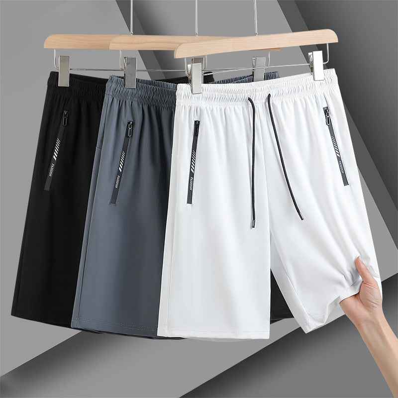 Fashion Ice Silk Men's Loose All-matching Pants