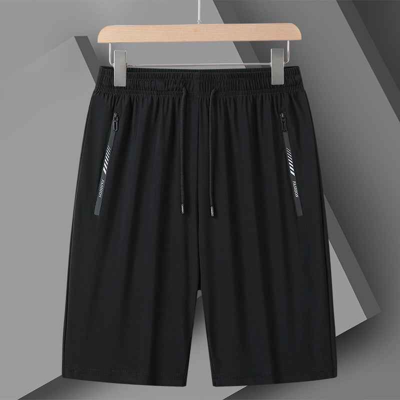 Fashion Ice Silk Men's Loose All-matching Pants