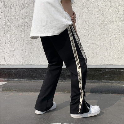 High Street Straight Loose, Casual Floor-sweeping Trousers SHOPPORA