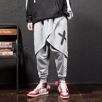 Japanese Hip-Hop Trend Printing Casual Pants Men SHOPPORA