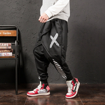 Japanese Hip-Hop Trend Printing Casual Pants Men SHOPPORA