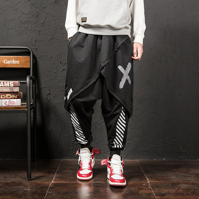 Japanese Hip-Hop Trend Printing Casual Pants Men SHOPPORA