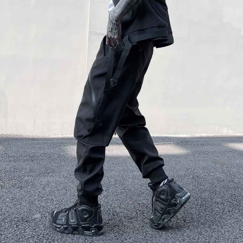 Men's National Tide Dark Fan Overalls