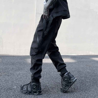 Men's National Tide Dark Fan Overalls