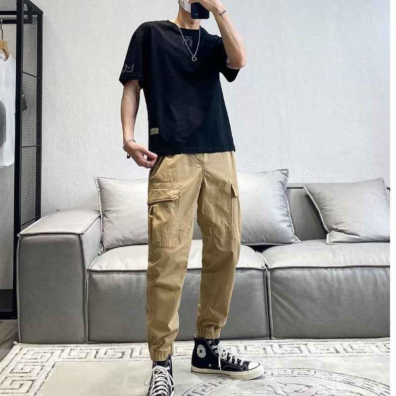 Men's Workwear Loose Casual Pants Autumn
