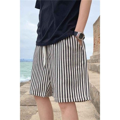 Thin Striped Casual Outdoor Shorts