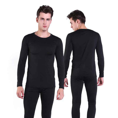 Warm Tights Winter Men Round Neck