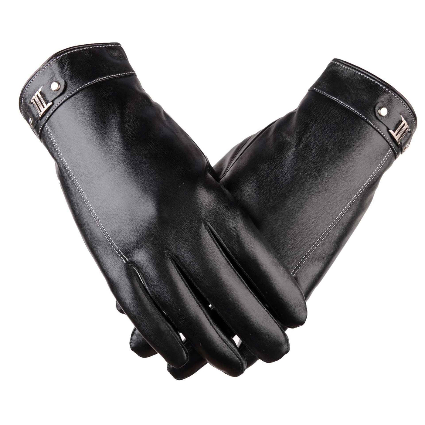 Men's Winter Outdoors Cycling Thickened Fleece-lined Warm Touch Screen Gloves