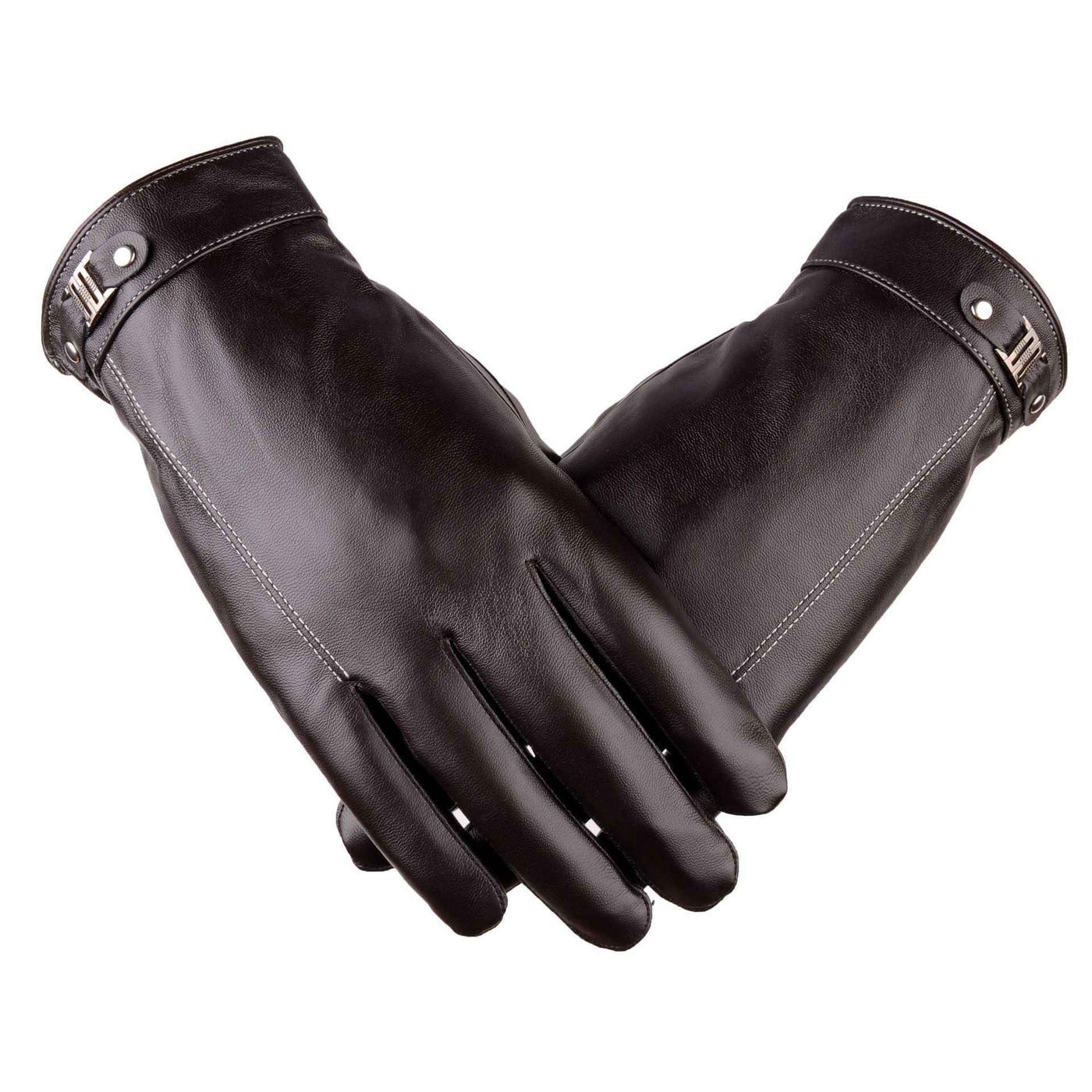 Men's Winter Outdoors Cycling Thickened Fleece-lined Warm Touch Screen Gloves