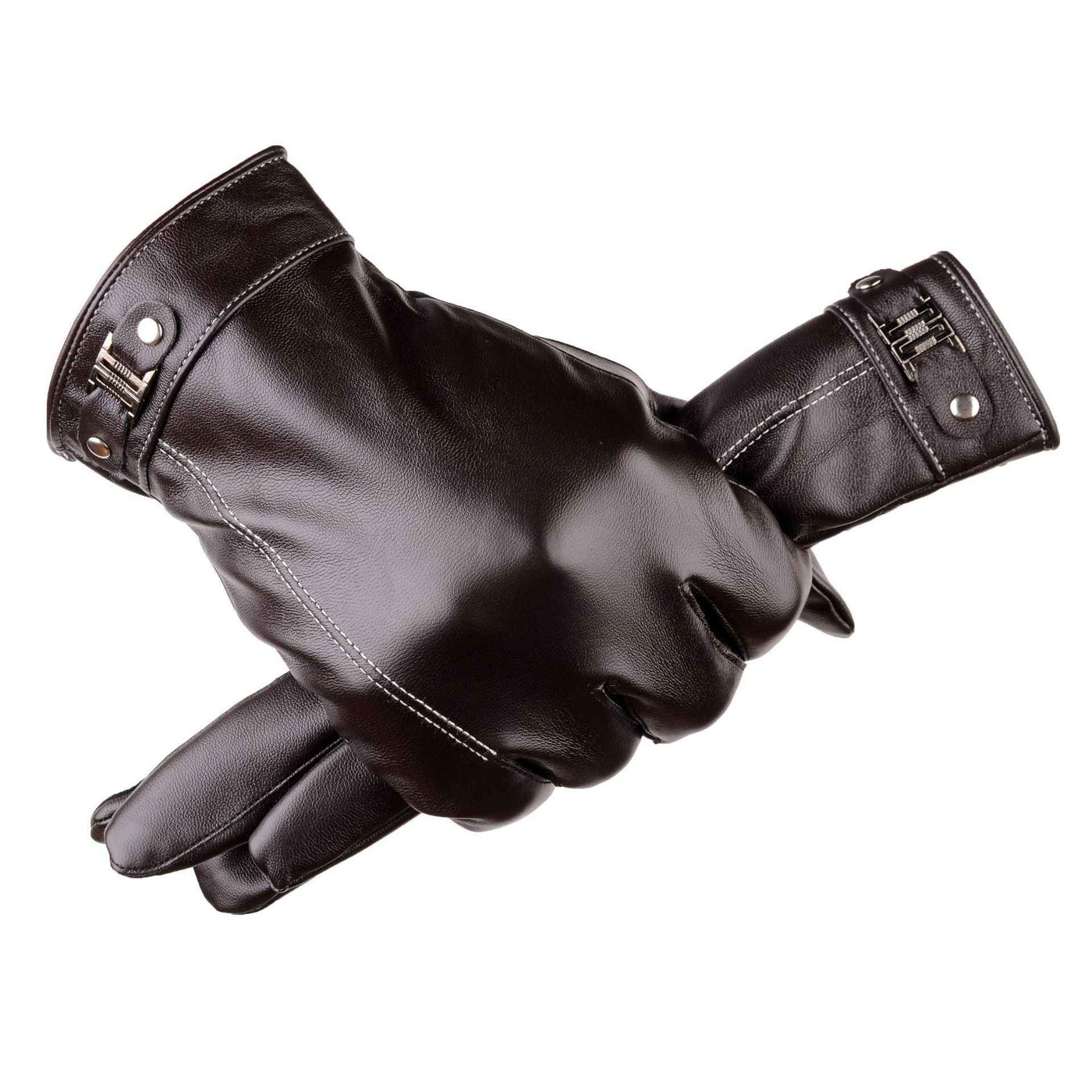 Men's Winter Outdoors Cycling Thickened Fleece-lined Warm Touch Screen Gloves