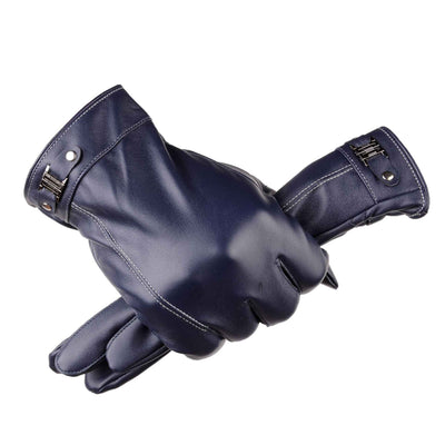 Men's Winter Outdoors Cycling Thickened Fleece-lined Warm Touch Screen Gloves