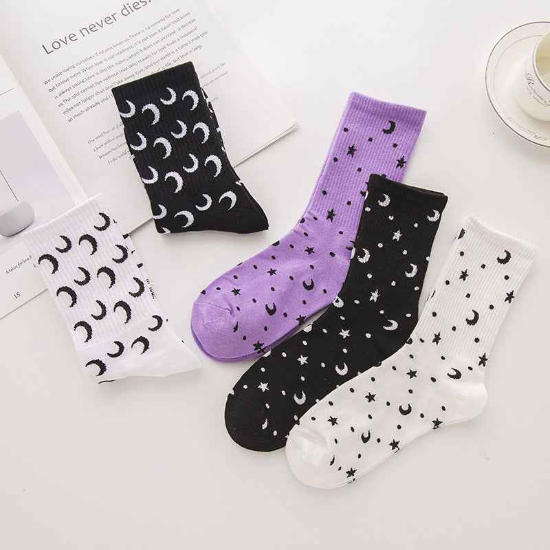 Women's Star Moon Stockings