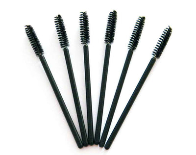 One-off Eyelash Brush Black Rod Spiral