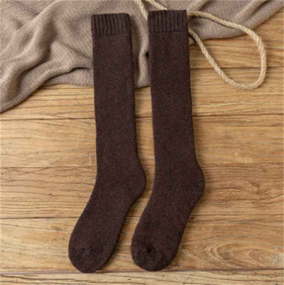 Winter Warm Stockings Plus Fleece Men's Wool Calf Socks