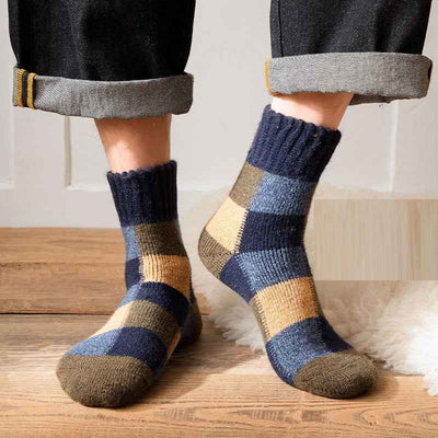 Heavy Wool Men's Medium Tube Autumn And Winter Towel Socks