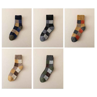 Heavy Wool Men's Medium Tube Autumn And Winter Towel Socks