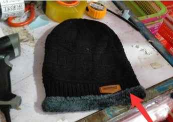 Men's Plus Fleece Knitted Hat Ladies