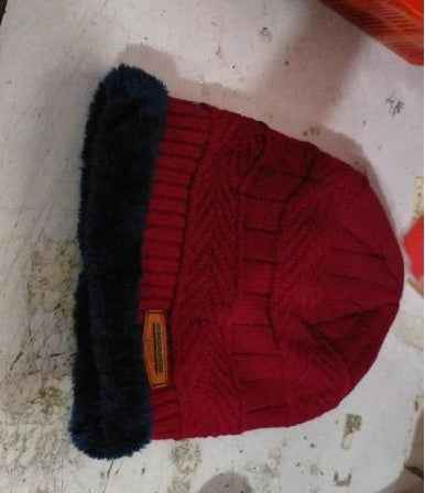 Men's Plus Fleece Knitted Hat Ladies