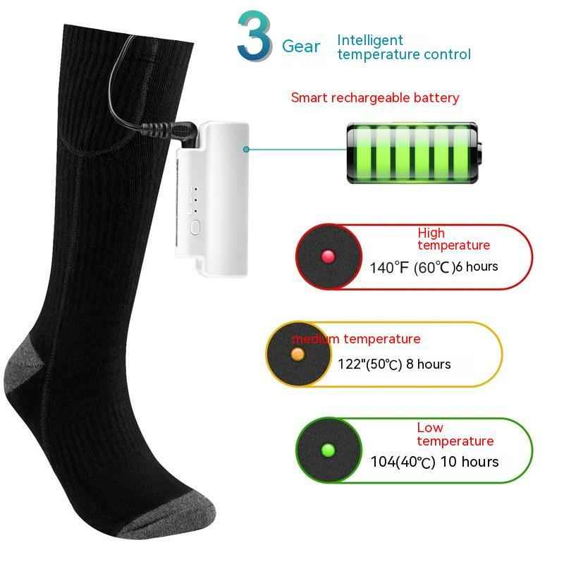 Outdoor Men's And Women's Skiing Electric Heating Warm Stockings