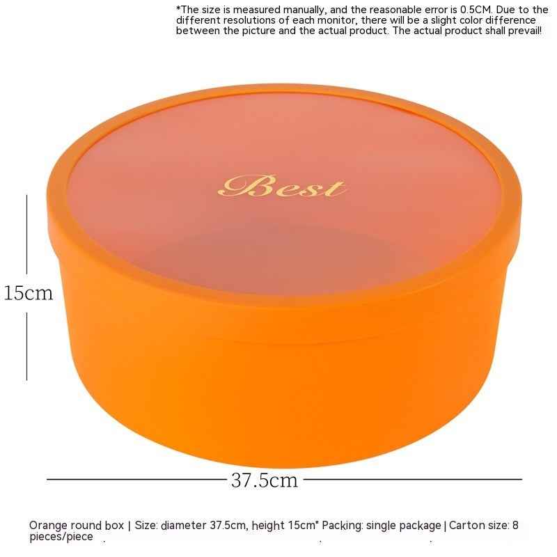 Heart-Shaped Round Christmas Gift Fruit Flower Box