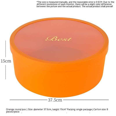 Heart-Shaped Round Christmas Gift Fruit Flower Box